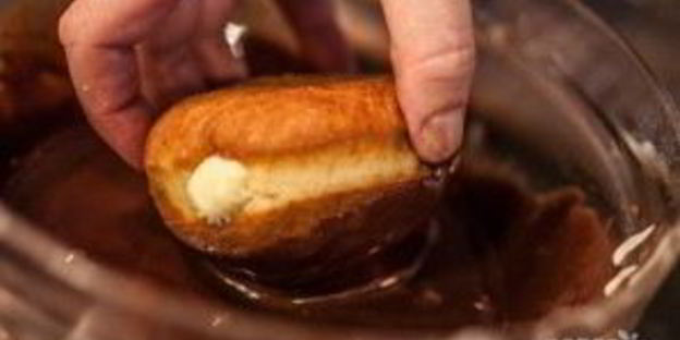 пончики с очень вкусной начинкой