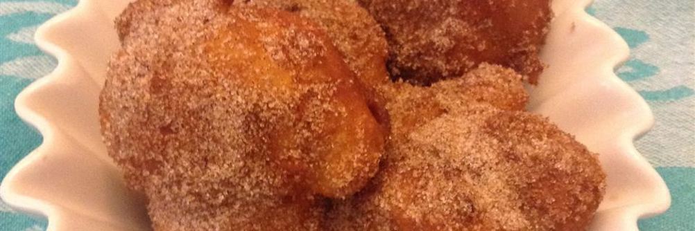 Пончики с яблоками