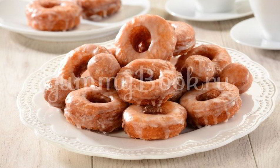 Рецепт пончиков сахарных с глазурью