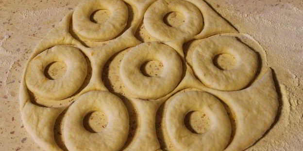 пончики в глазури из маршмеллоу