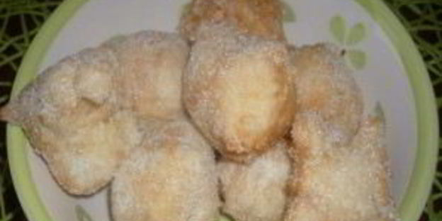 пончики в сахаре