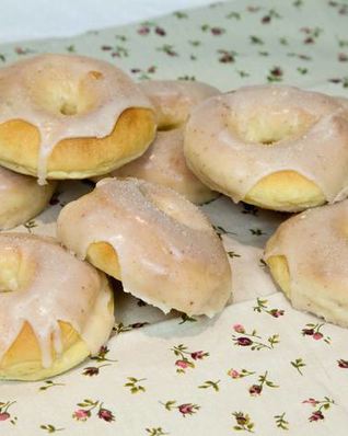 Пончики эрл грей с коричневым маслом