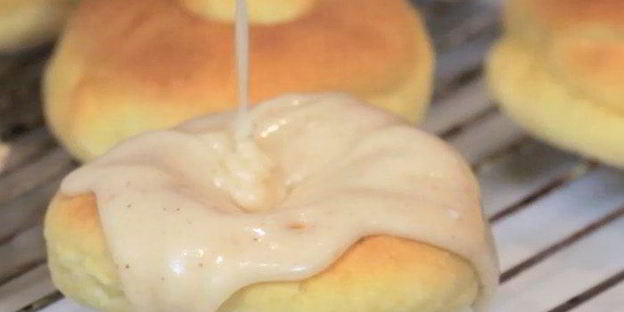 пончики эрл грей с коричневым маслом