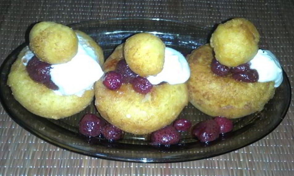 Рецепт румынских творожных пончиков папанаши