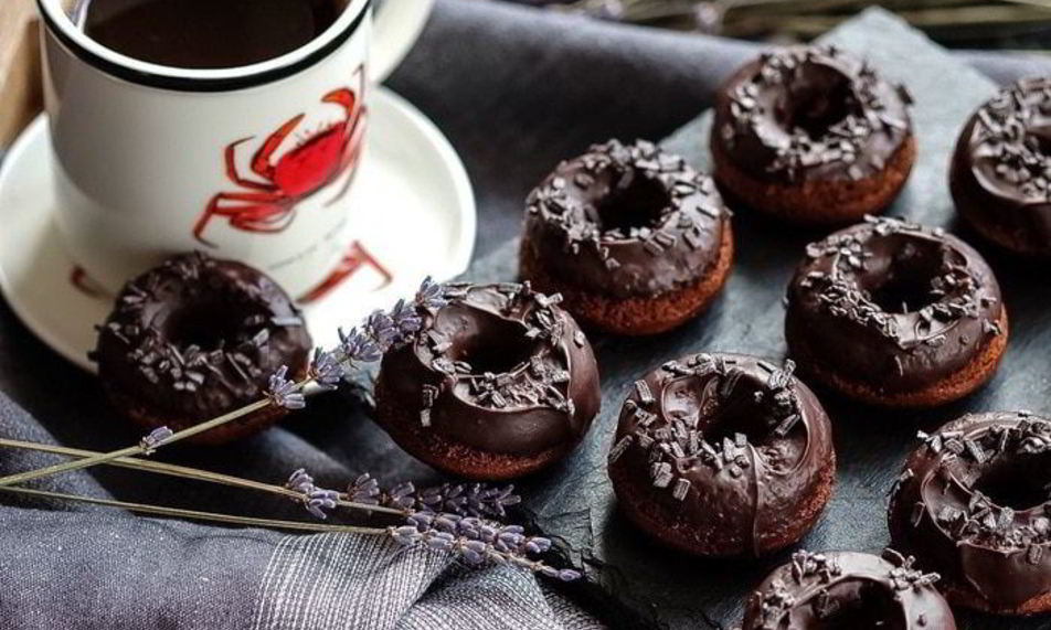 Рецепт шоколадных пончиков