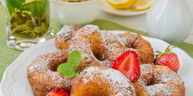 утренние творожные пончики