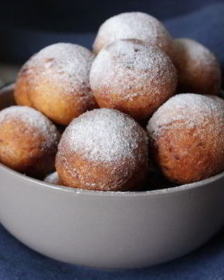 Ванильные пончики на соде