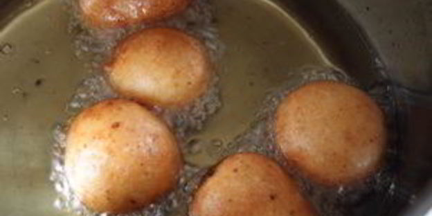 ванильные пончики на соде