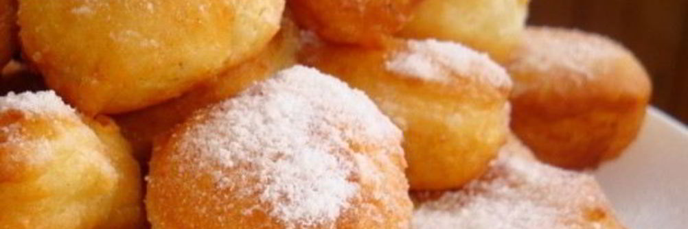 Яблочные пончики