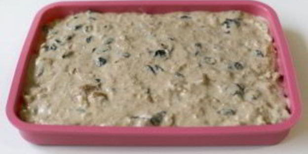 постная выпечка с сухофруктами