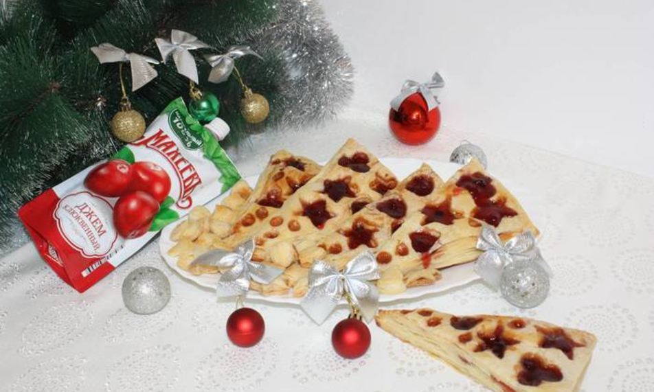 Рецепт праздничных слоек с джемом