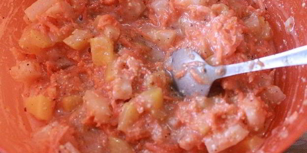 коврижка морковная с фруктами