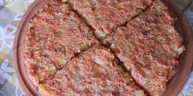 коврижка морковная с фруктами