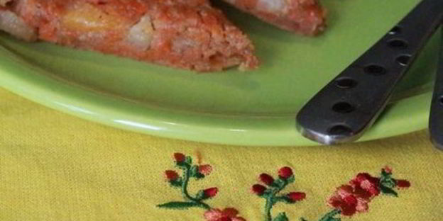 коврижка морковная с фруктами