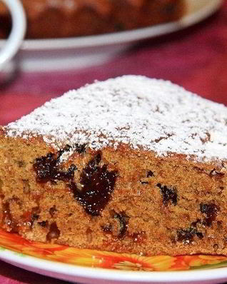 Коврижка с черносливом