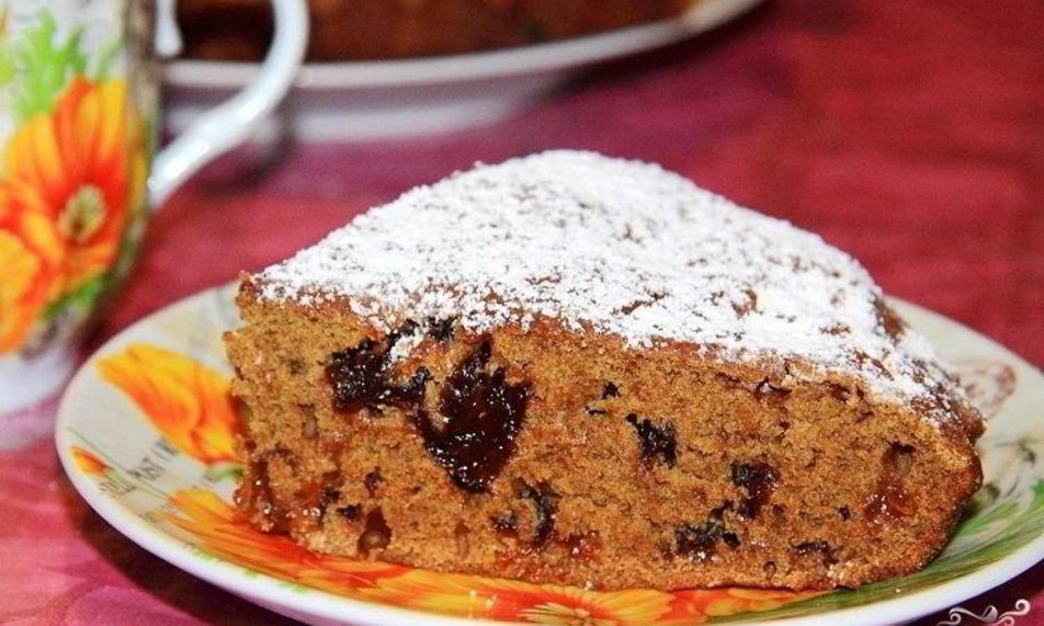 Рецепт коврижки с черносливом