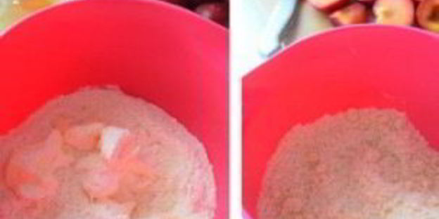 коврижка со сливами