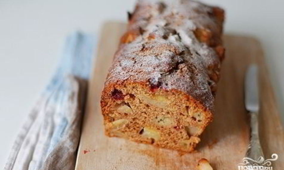 Рецепт медовой коврижки с яблоками