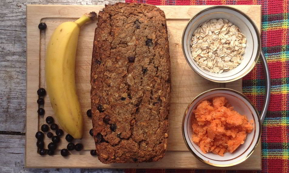 Рецепт овсяно-банананова-морковной коврижка
