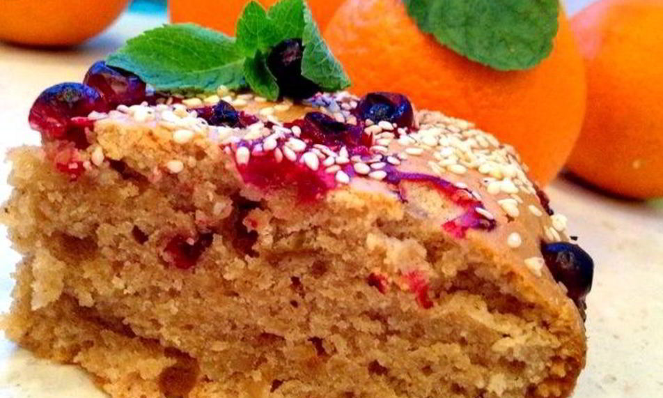 Рецепт постной коврижки с апельсиновым соком