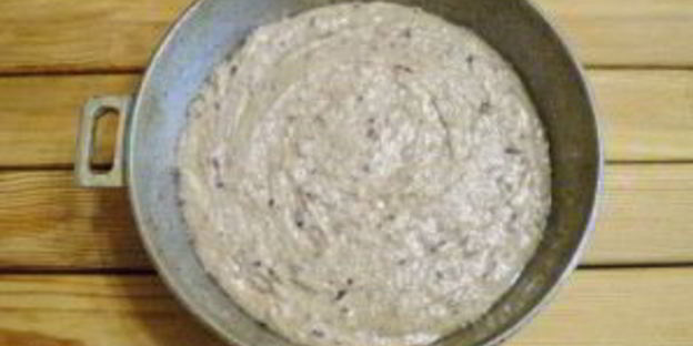 постная коврижка с вареньем