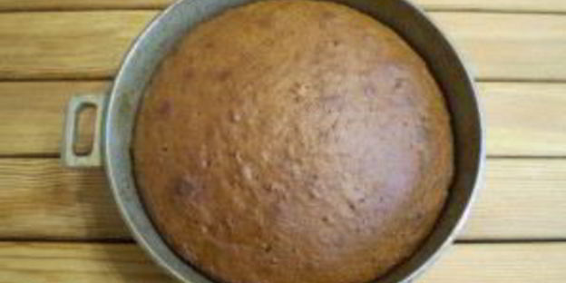 постная коврижка с вареньем