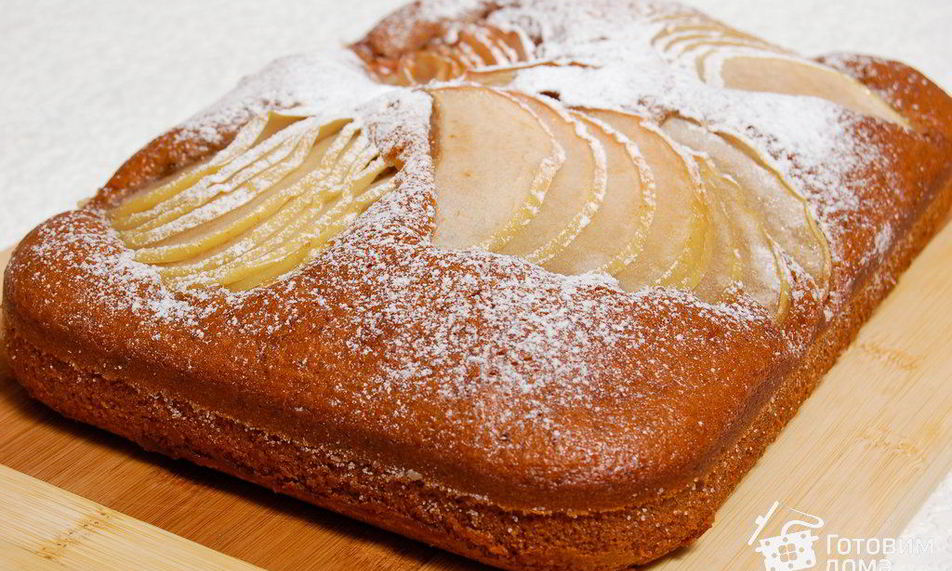 Рецепт постной медовой коврижки с яблоками