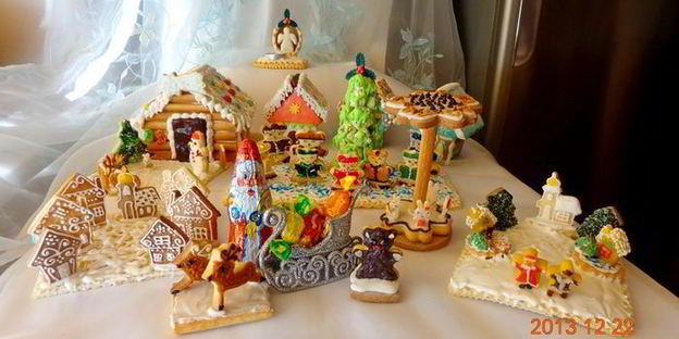 пряничная рождественская деревня