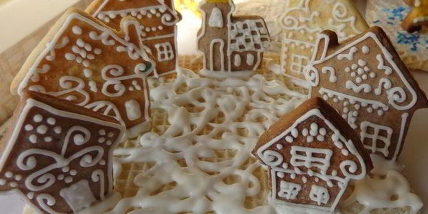 пряничная рождественская деревня