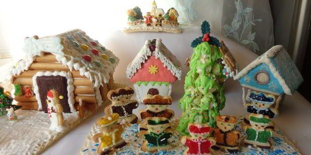 пряничная рождественская деревня