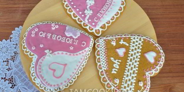 пряники на день святого валентина