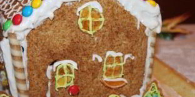 рождественский пряничный ароматный домик