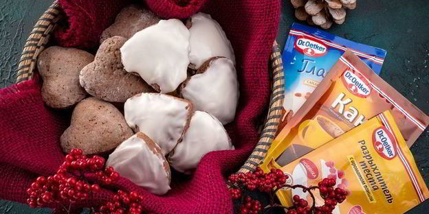 шоколадные пряники с глазурью