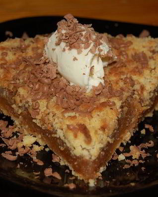 Яблочно-ореховая мармеладная коврижка