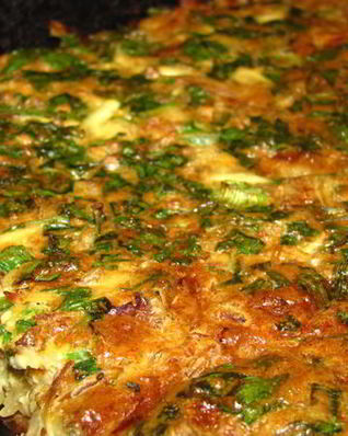 Капустная шарлотка