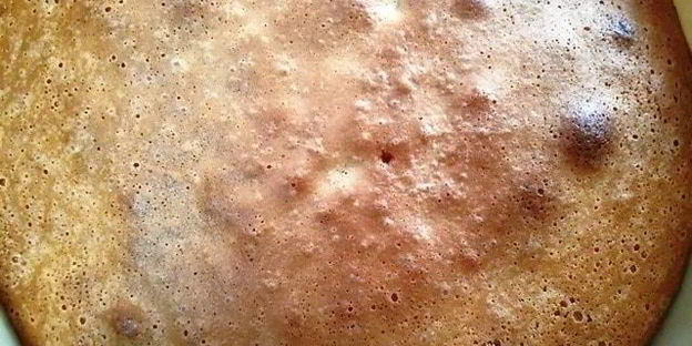 классическая шарлотка с яблоками и нектаринами