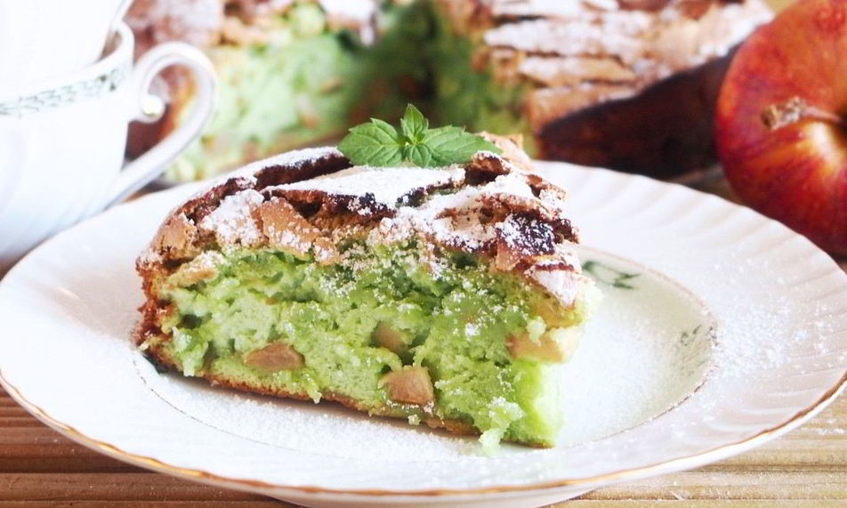 Рецепт мятной шарлотки