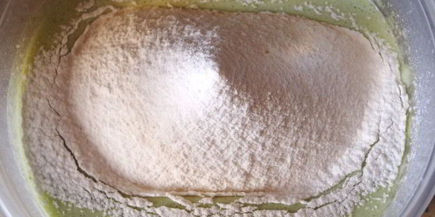 мятная шарлотка