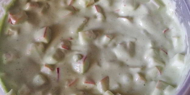 мятная шарлотка