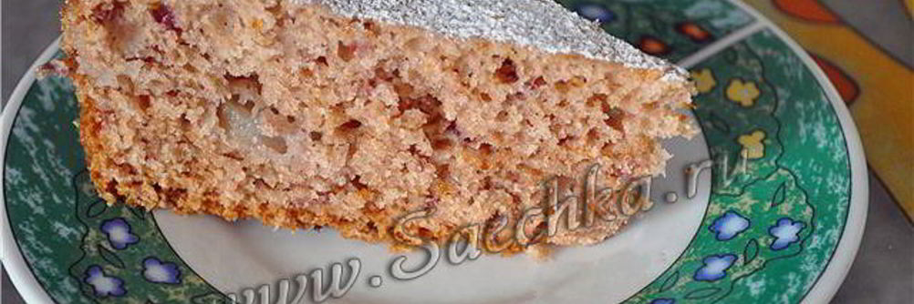 Постная шарлотка