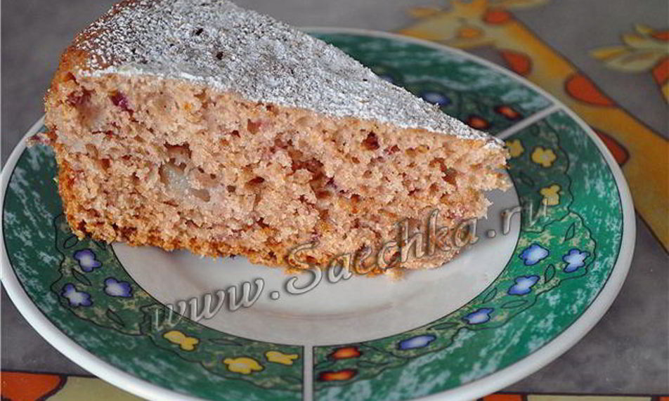 Рецепт постной шарлотки