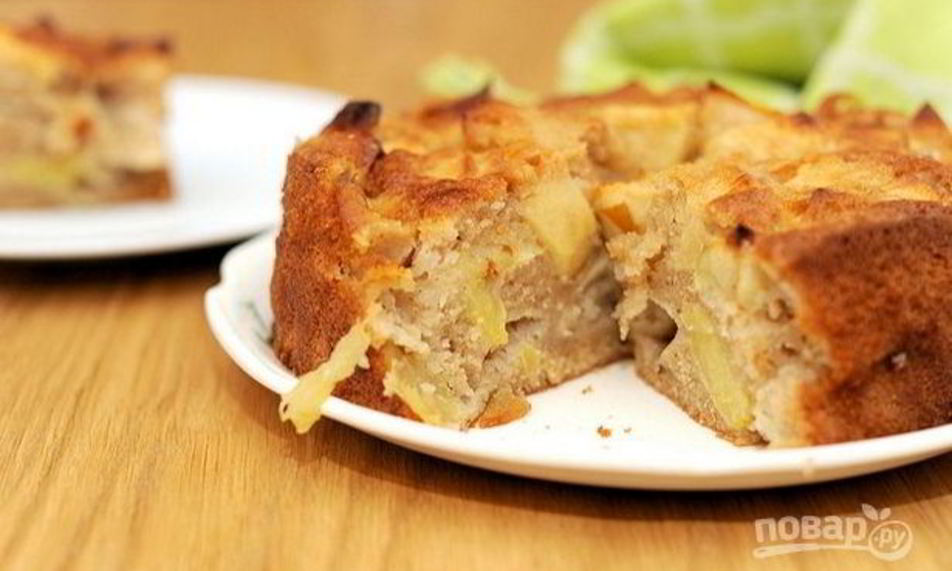 Рецепт пышной шарлотки