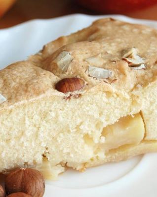 Шарлотка Французская с яблоками