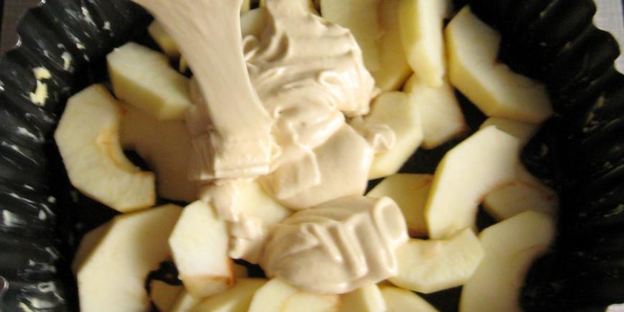 шарлотка французская с яблоками