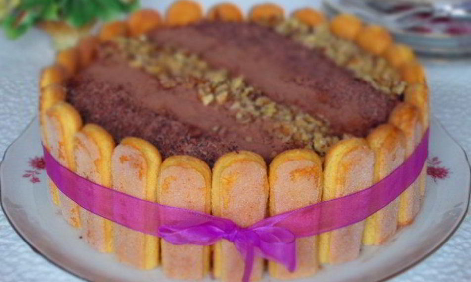 Рецепт шарлотки ореховое тирамису