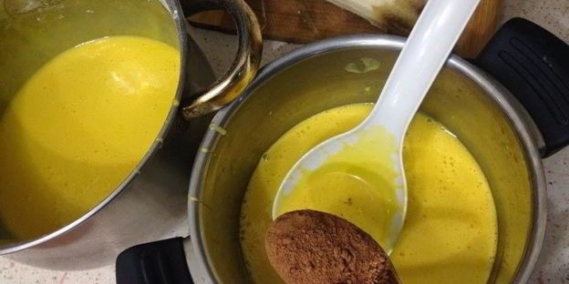 шарлотка с бананами