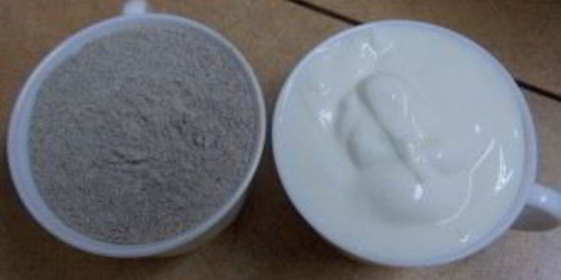 шарлотка с черникой и яблоками