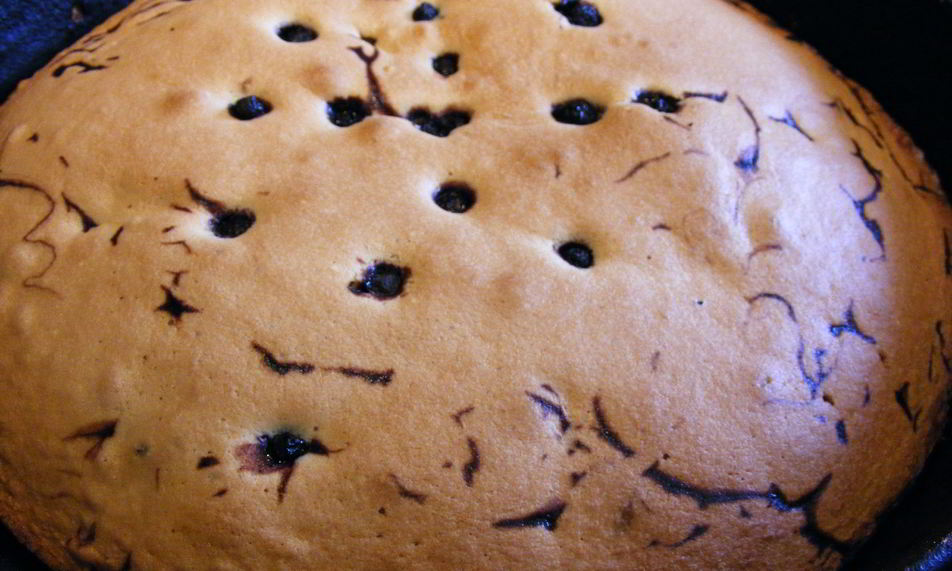 Рецепт шарлотки с черникой