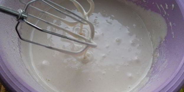 шарлотка с персиками