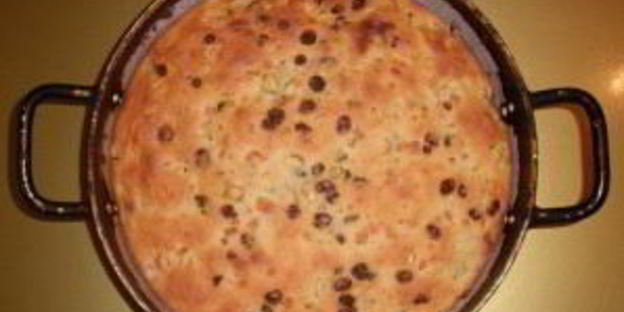 шарлотка с тыквой и яблоками